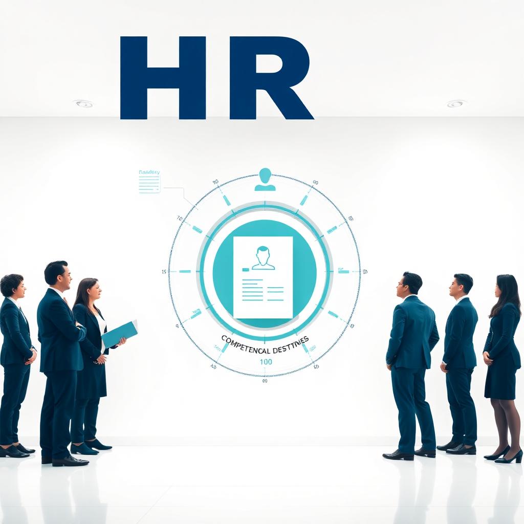 Ilustração editorial sobre rh como motor da adaptação — série Futuro do Trabalho 2030.