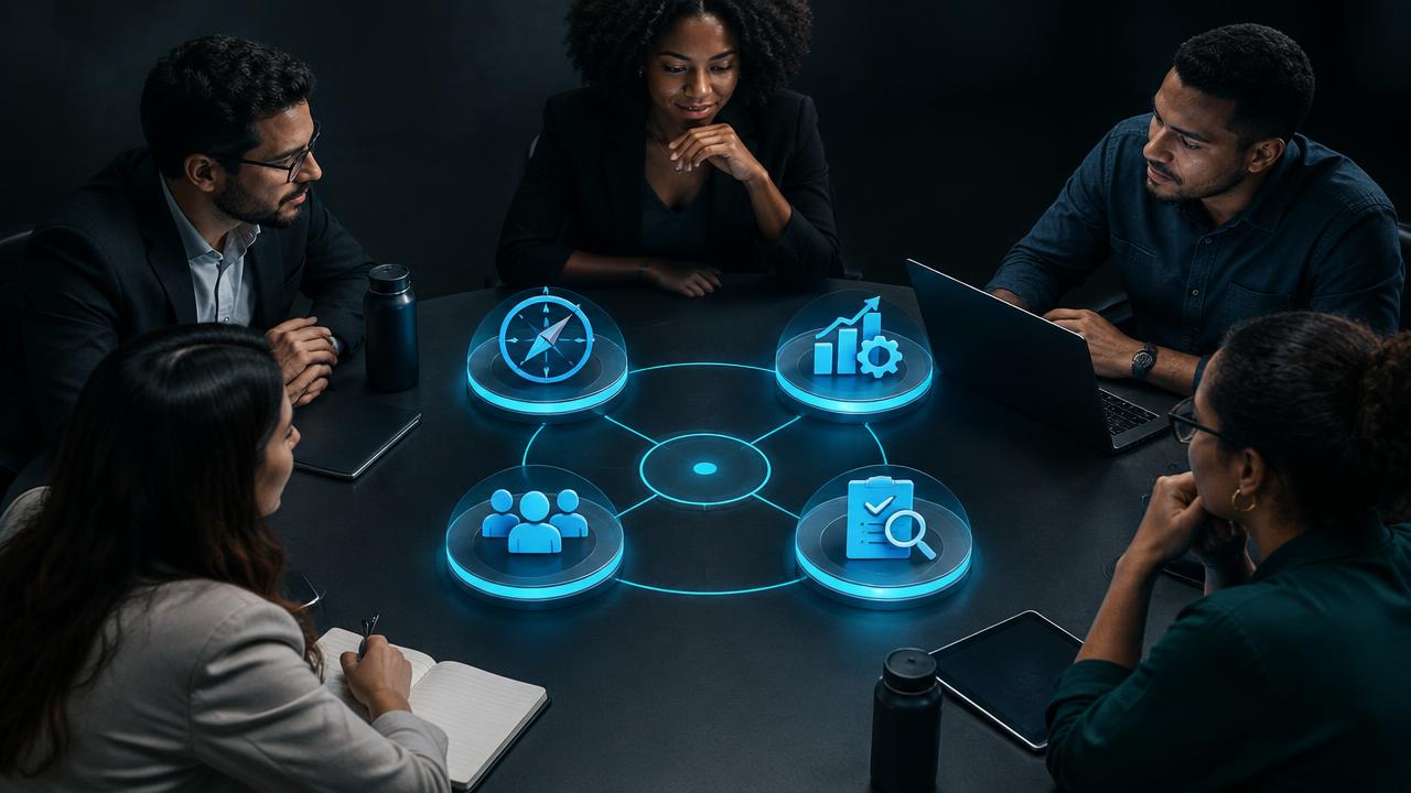 O modelo 360°: Direção, Capacidade, Conexão e Evidência